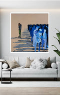 ‘Crowded’ Poster Print